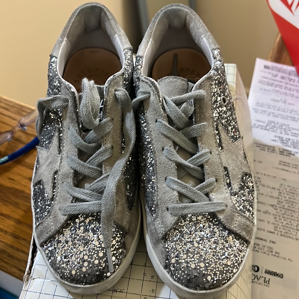 Glitter Golden Goose Sneakers (Girls)